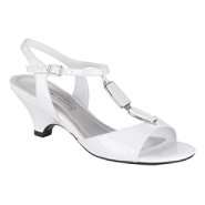 Laura Scott Womens Morgan Dress Shoe   White 