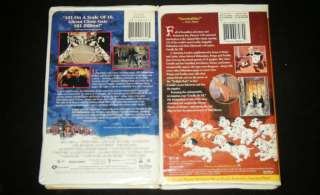 101 DALMATIANS WALT DISNEY VHS MOVIE SET: Animated Version & Glenn 