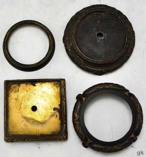 Great Lot of 4 Antique/Vintage Brass/Bronze Lamp Bases Asian Designs 
