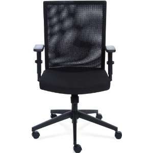 Setta Mesh Back & Upholstered Seat Swivel Chair 