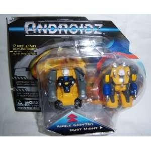  Androidz Angle Grinder and Dust Might Robot Figures Toys 