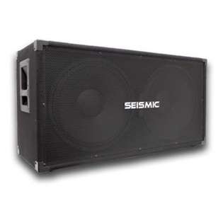 Seismic Audio   2x15 Bass Guitar Speaker Cabinet 