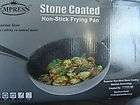   ECO FRIENDLY NON STICK 11 STONE COATED FRYING PAN W/Glass LID