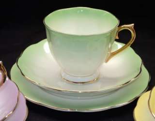Royal Albert RAINBOW Tea cup and saucer TRIO x 4  