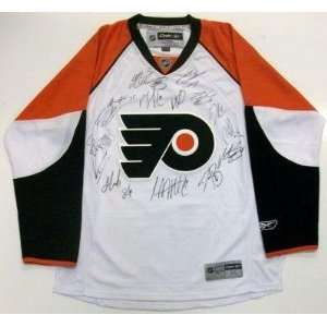 2011 Philadelphia Flyers Team Signed Jersey Real Rbk  