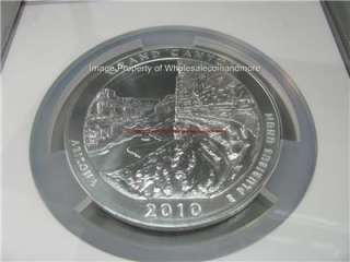 2010 America the Beautiful Silver 5 Coin 5oz Set NGC GEM Brilliant 