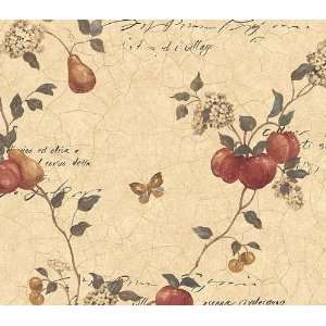  Khaki Fruit Vine Wallpaper 