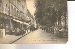Quimper France Le Boulevard LHotel postcard  