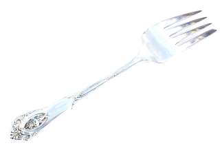 Wallace Sterling Silver Rose Point Salad Fork  