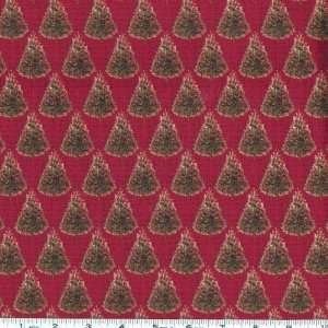  44 Wide Holiday Heritage Collection Christmas Trees Red 