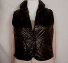 Jessica Simpson Collection VEST Black 3 snaps NEW picture tags MSRP $ 
