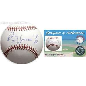  Bill Lee Autographed Baseball  Details Spaceman 