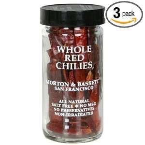 Morton & Basset Chilies, Whole Red Grocery & Gourmet Food