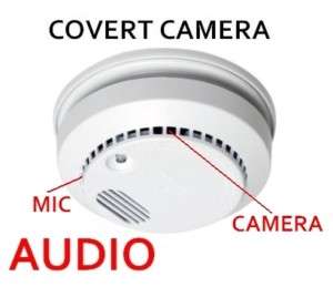 Smoke Detector HIDDEN SECURITY CAMERA 620 TVL Day/Night 3.7mm Covert 