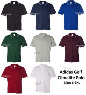 Adidas Golf ClimaLite Polo Athletic Shirt A14 S 3XL NEW  