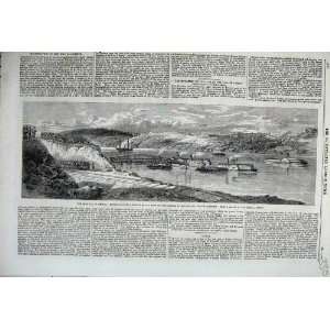  1862 Civil War America Army Ships Steamer Potomac River 