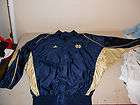 Adidas Notre Dame Team Issued Basketball Warm Up Jacket Authentic Blue 