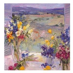 Allayn Stevens Tuscany Floral 8 x 8 Poster Print 