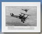WWI Aviation Art Sopwith Triplane T​he Flying Staircase