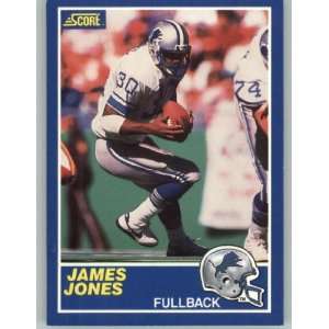  1989 Score #71 James Jones FB   Detroit Lions (Football 