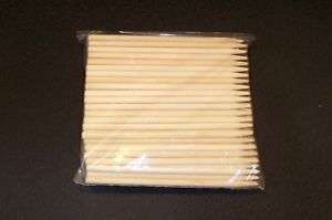 NEW 50 Candy Apple Sticks Semi Pointed Dowels 6X1/4  