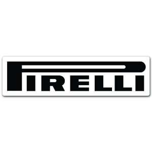 Pirelli Racing Car Bumper Sticker Decal 7x2