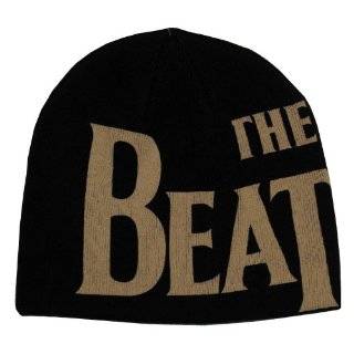The Beatles Band Logo Reversible Rock Band Adult Beanie Hat