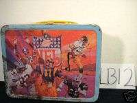 NFL by thermos Lunch Box metal 1978original LB12  