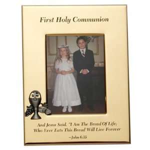  6x 6 Holy First Communion w/Chalice Gold Plated Metal 