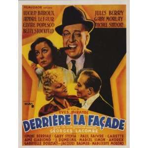  Derriere la facade Poster Movie French (11 x 17 Inches 