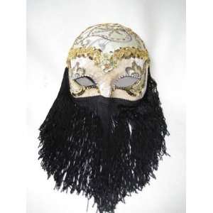  Si Lucia Masquerade Araba Simple Cream Carnival Mask