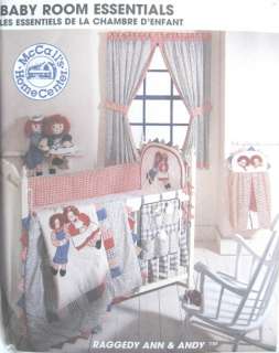 Baby Room Home Dec Pattern 8549 Raggedy Ann Andy New  