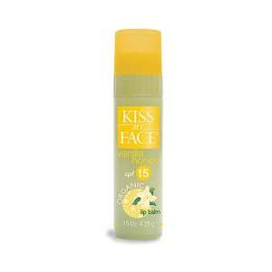  Kiss My Face Organic Lip Balm, Vanilla Honey SPF 15, .15 