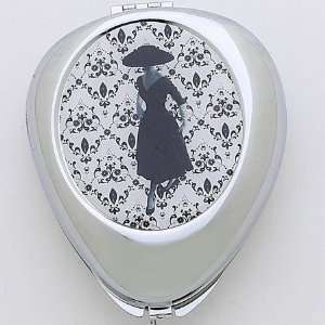  Black and White Fashion Pill Box by Popular Creations 