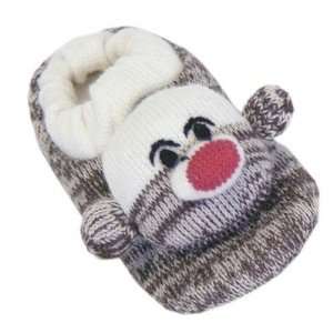  Soft Ones 0015655200 Adult Sock Monkey Slipper Baby