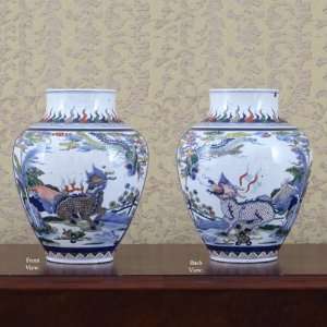   Classic Pattern Vase, 8.75 x 11 (in.) 