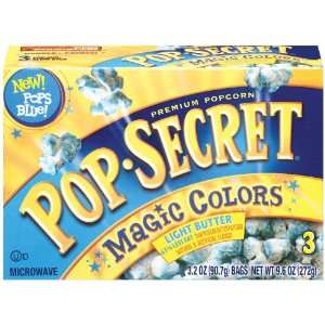 Pop Secret Magic Colors Light Butter Popcorn, 3 Count  