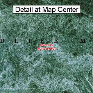 USGS Topographic Quadrangle Map   Deem City, Florida (Folded 