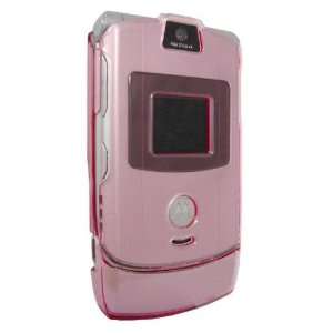   Case/Shield for Motorola RAZR V3 V3c   Pink Cell Phones & Accessories