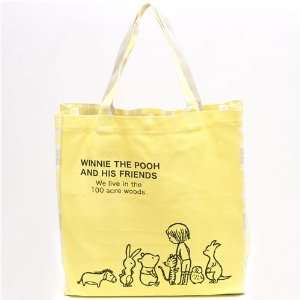  big Winnie the Pooh canvas bag by Shinzi Katoh Toys 