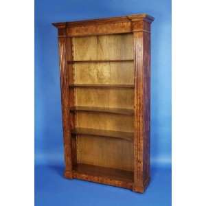  Antique Style Elm Breakfront Bookcase: Furniture & Decor