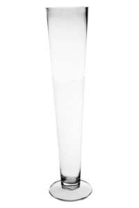 Glass Pilsner Trumpet Vase   20 SALE 6 for $8.50 each  