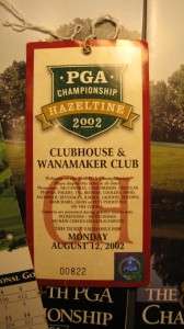   Ticket, Pairing Sheets & Map Hazeltine Golf Club Chaska MN  