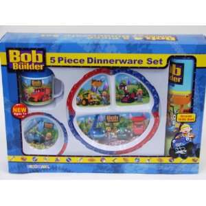  Bob The Builder 5 Piece DinnerWare Set 