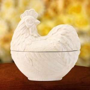    Lenox ButlerS Pantry Rooster Covered Dish