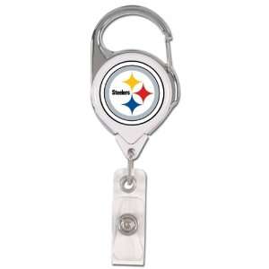   Steelers Premium Metal Badge Reel:  Sports & Outdoors