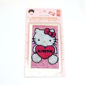  HELLO KITTY I love you cellphone crystal sticker for 