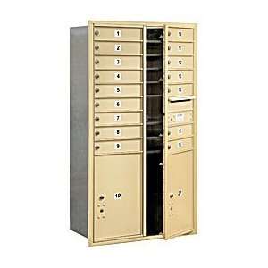 Mailbox   15 Door High Unit (55 Inches)   Double Column   16 MB1 Doors 