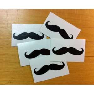 Mustache Sticker Decal (5 Pack)  Everything 