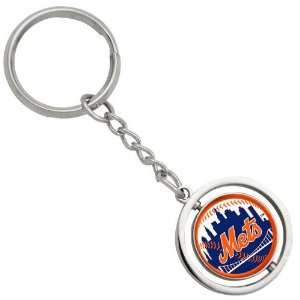  MLB New York Mets 3D Spinning Baseball Keychain: Sports 